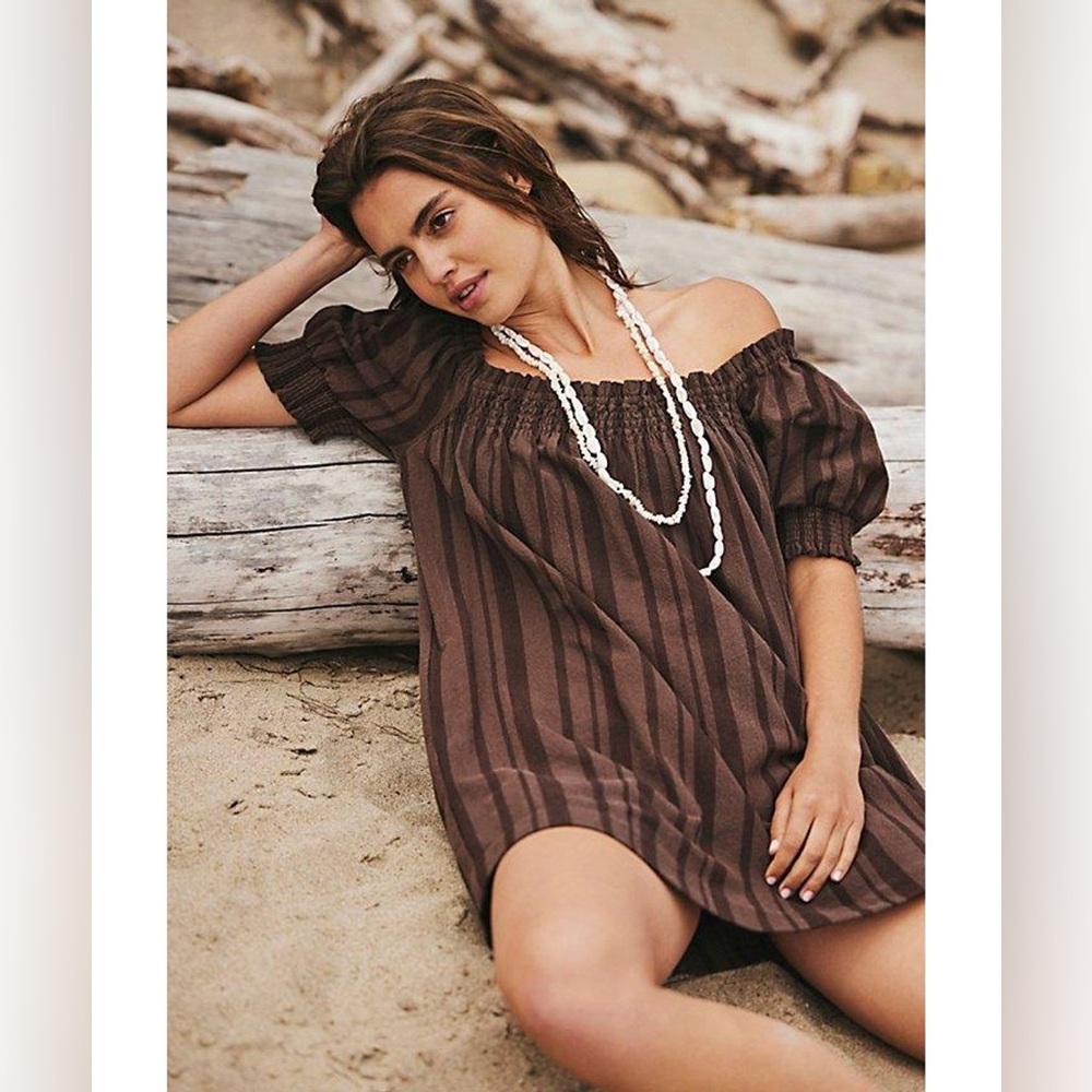 FREE PEOPLE MILA MINI IN BROWN SIZE XL